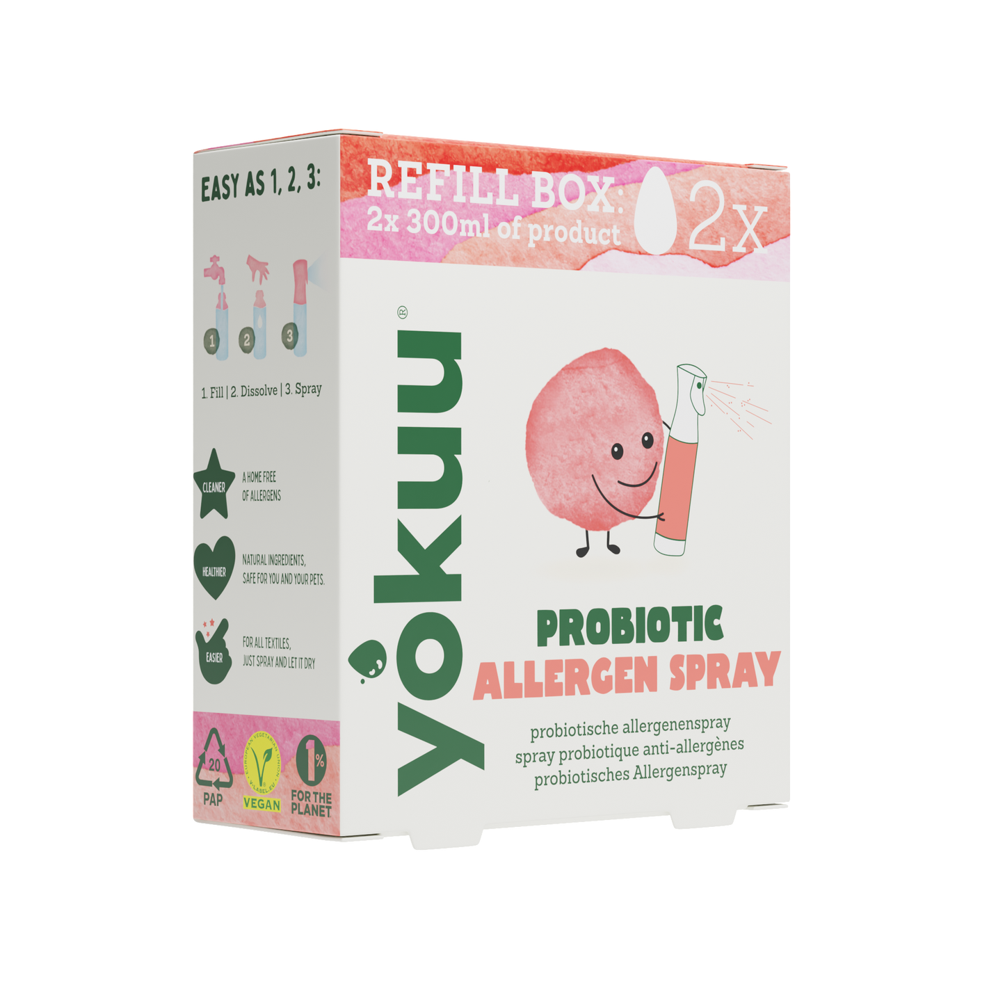 YOKUU Allergen Spray Refill - 2 probiotic pearls