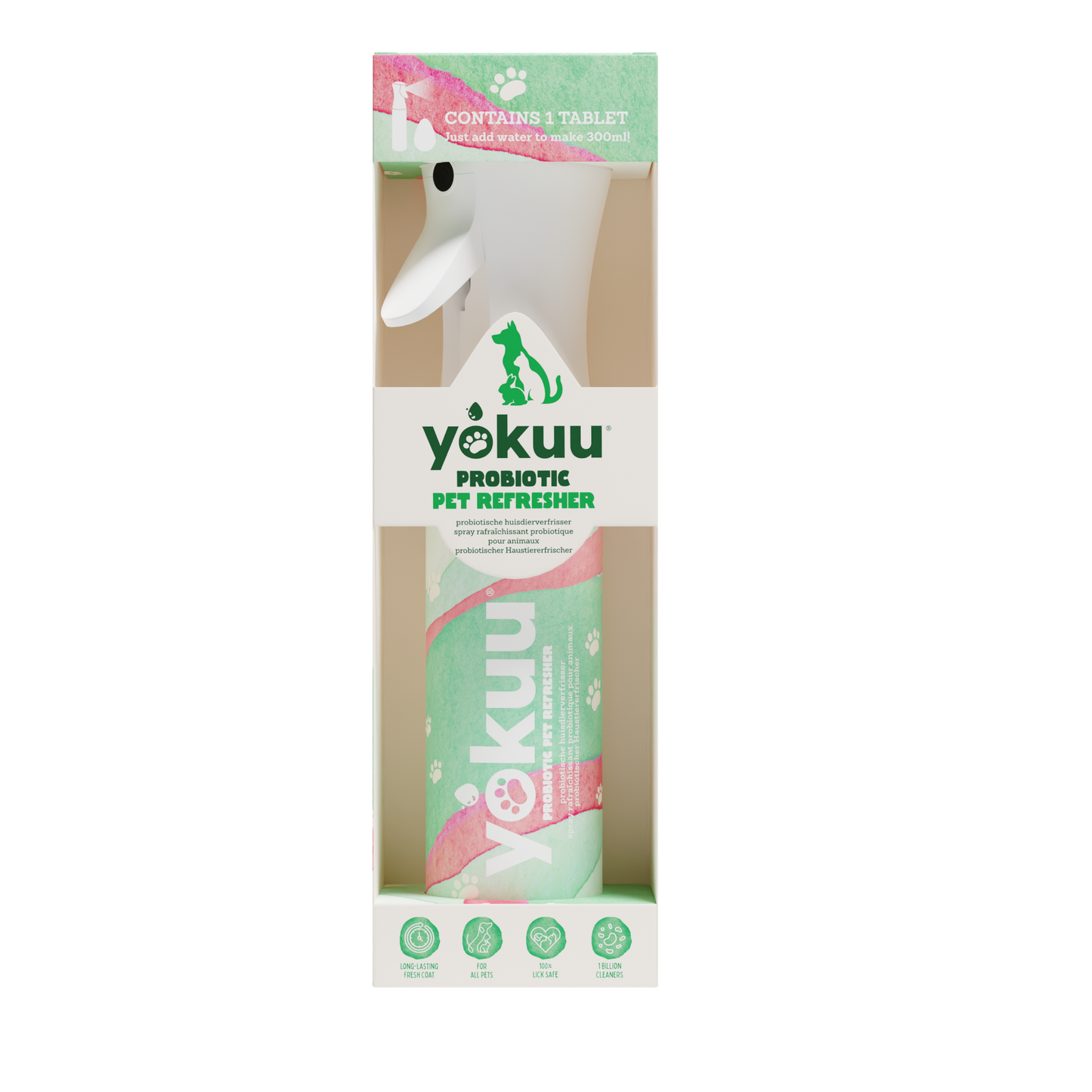 YOKUU Pet Refresher Starter Kit - probiotic pet spray