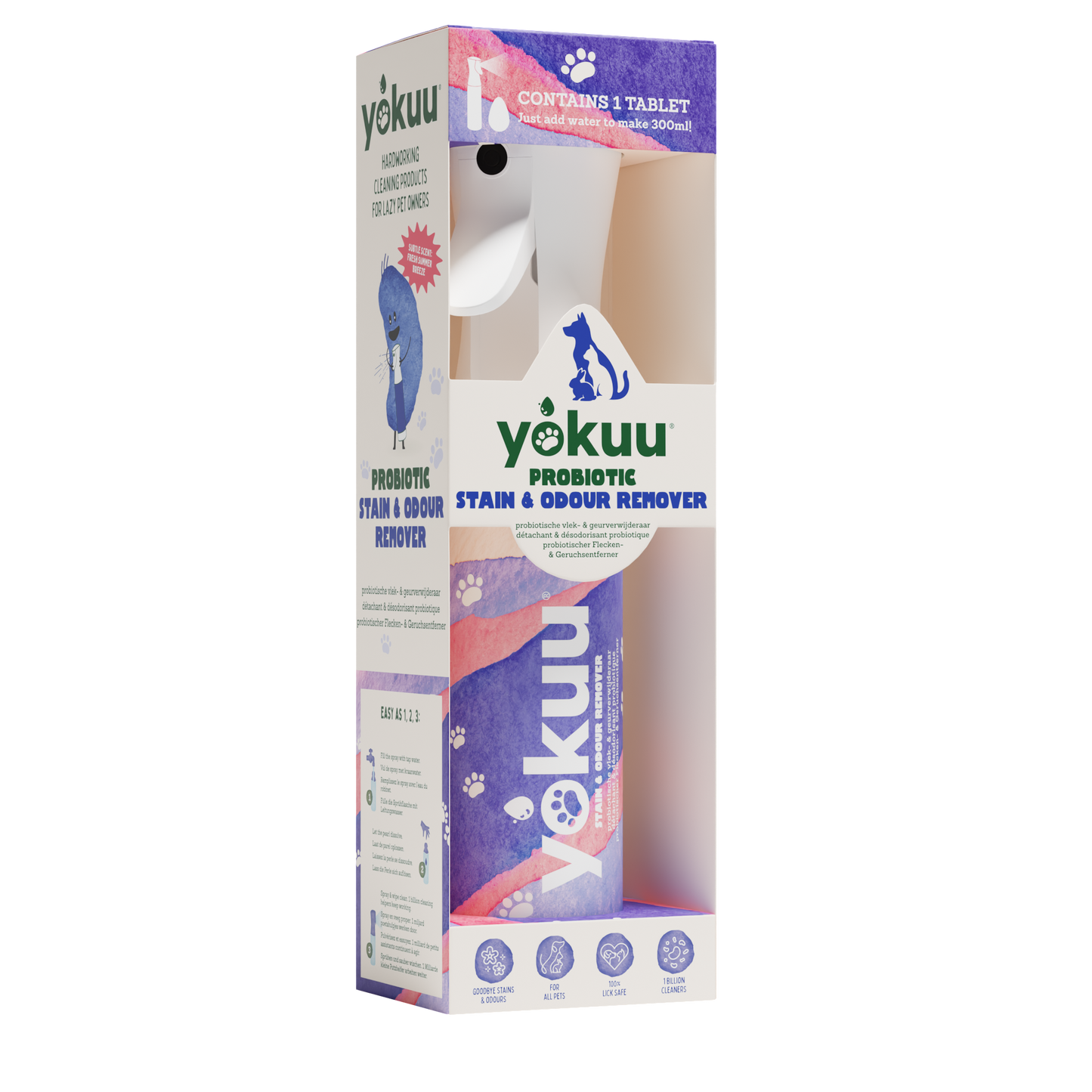 YOKUU Pet Deodorizer & Destainer Starter Kit - probiotic pet stain remover
