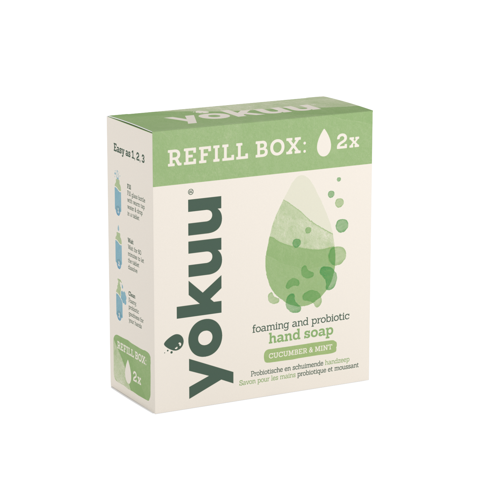 YOKUU Hand Soap Refill - 2 probiotic pearls